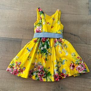 Polo floral a line dress